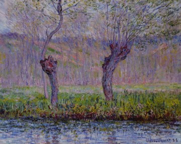 Claude Monet Painting - Sauces en primavera Claude Monet
